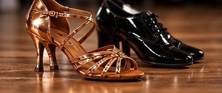 Tanzschuhe auf dem Parkett (Beispielbild)